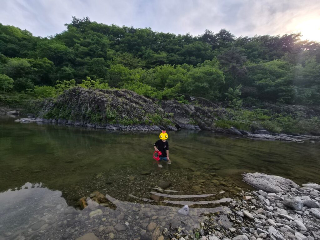 서울 근교 노지 계곡 아이랑 물놀이