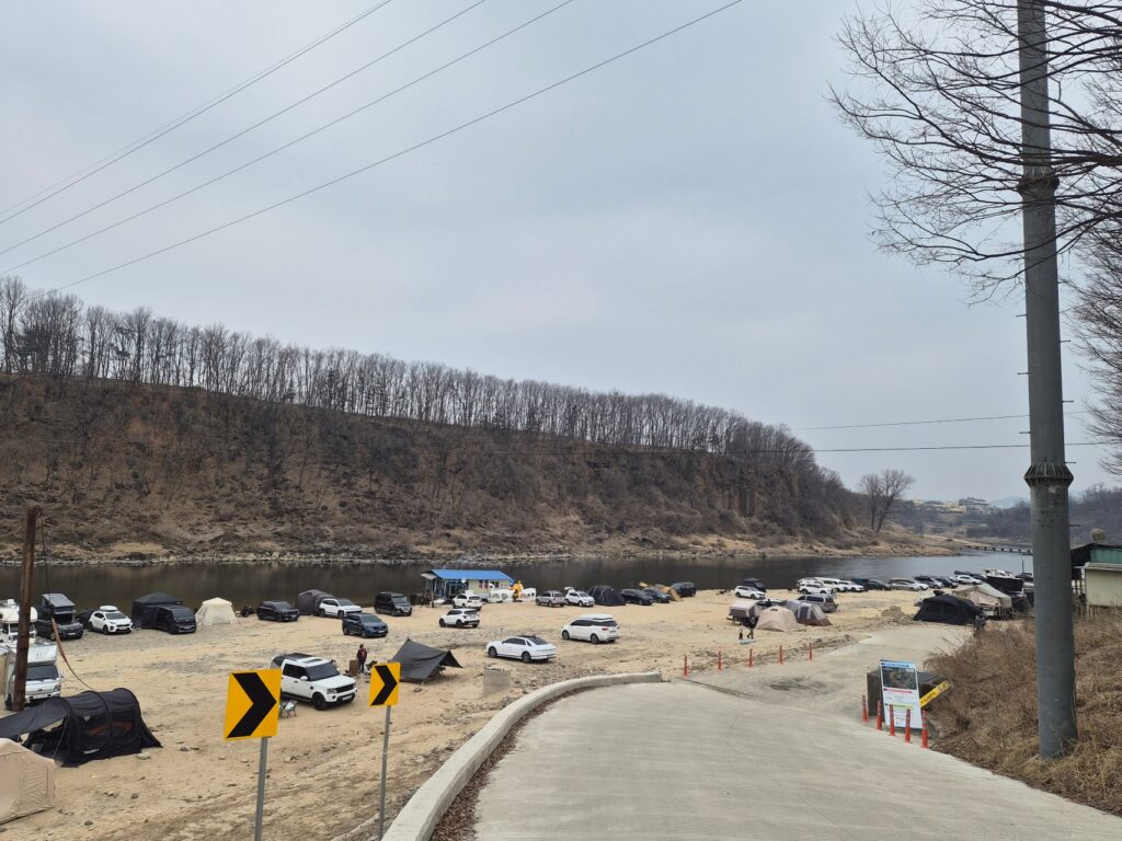 서울 근교 노지 캠핑 한탄강