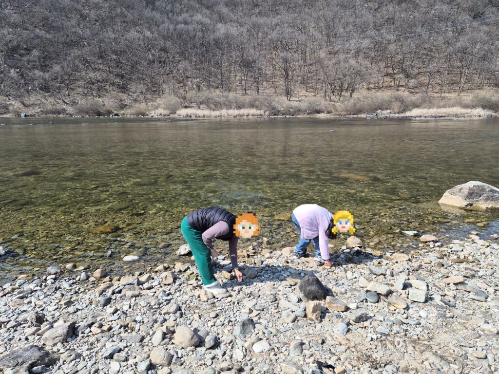 서울 근교 노지 캠핑 홍천군 물수제비