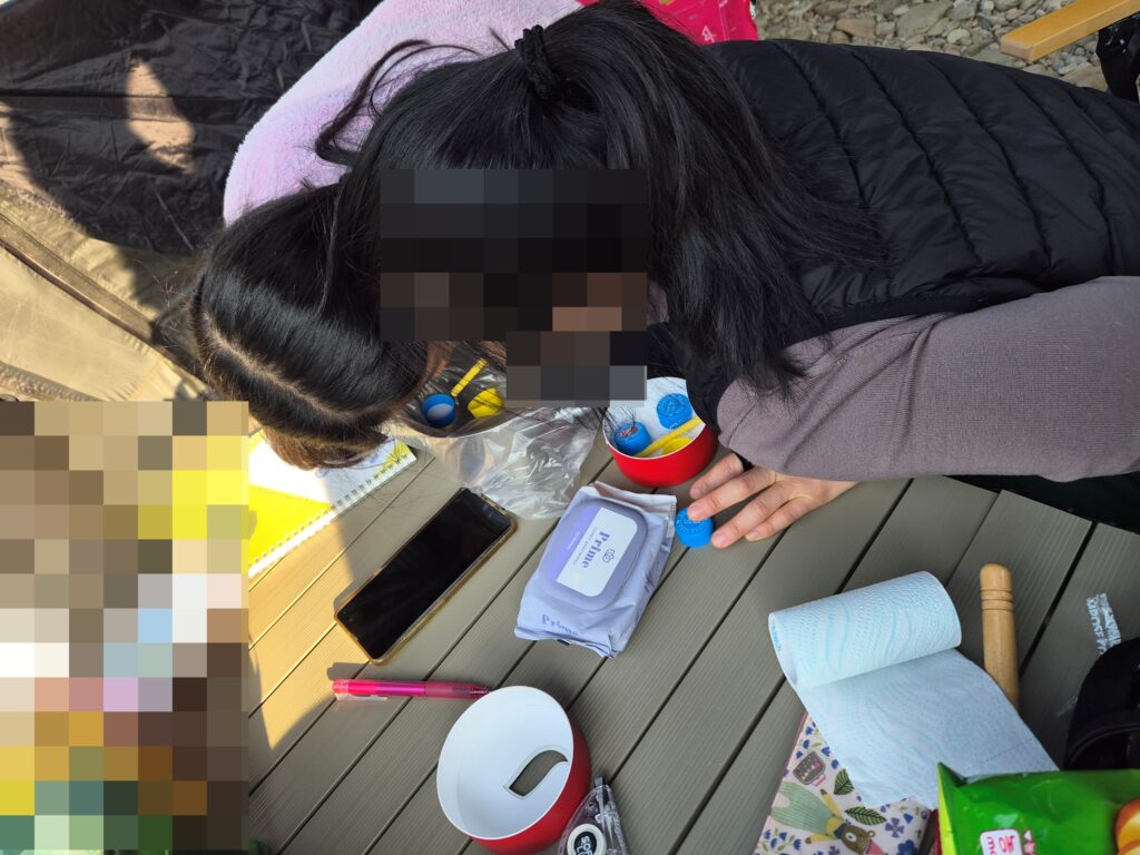 서울 근교 노지 캠핑 홍천군 미니게임
