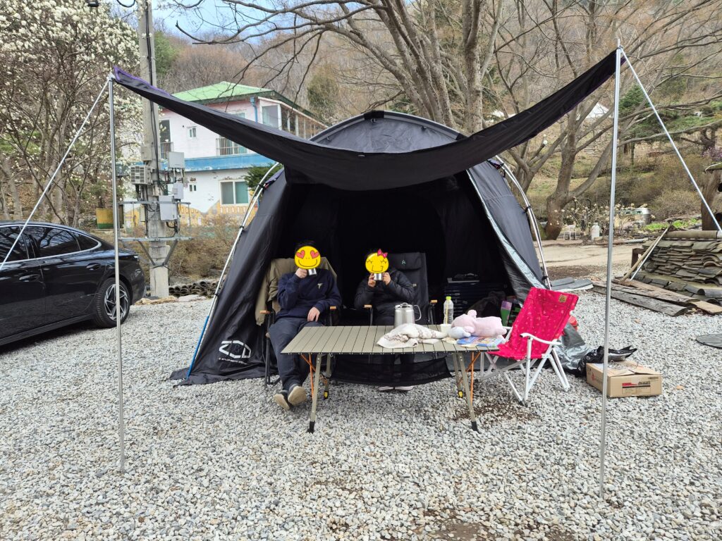 아이와 강화도 벚꽃 오토캠핑 자연과 숲-2