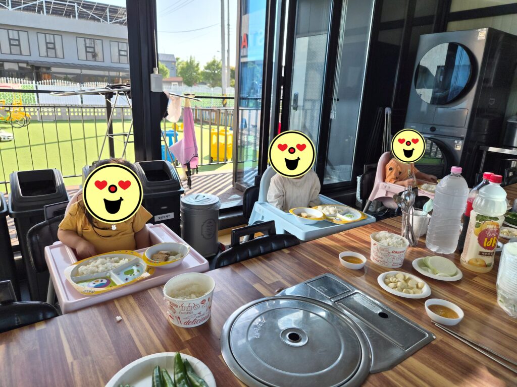 대부도 리틀키즈풀빌라 식당2
