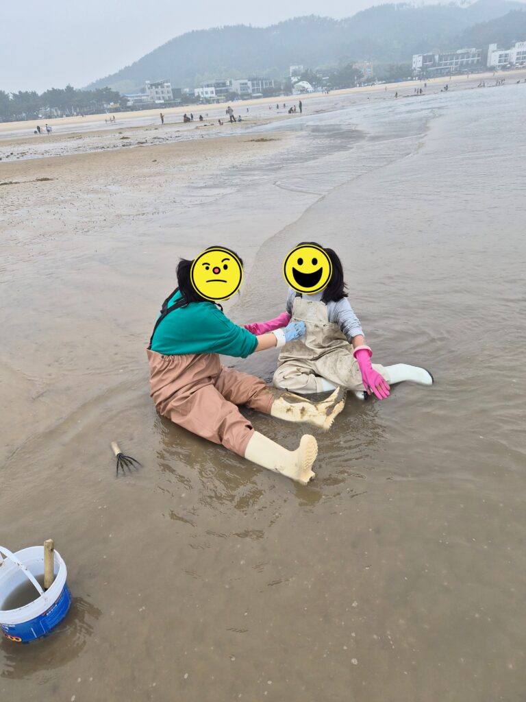 연포해수욕장 해루질 준비 장비1