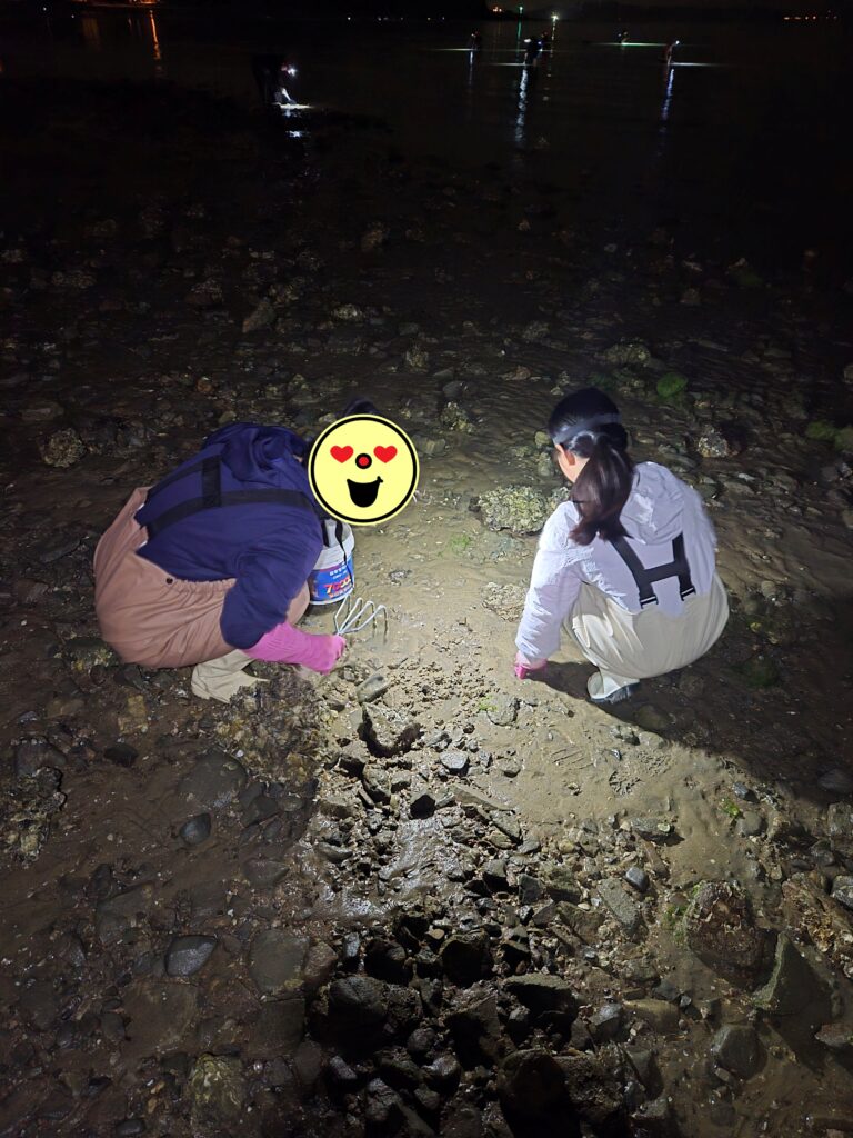 연포해수욕장 해루질 준비 장비2
