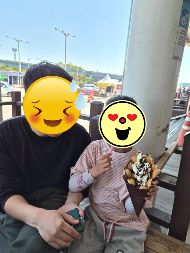 캠핑 후 홍콩다방 간식2