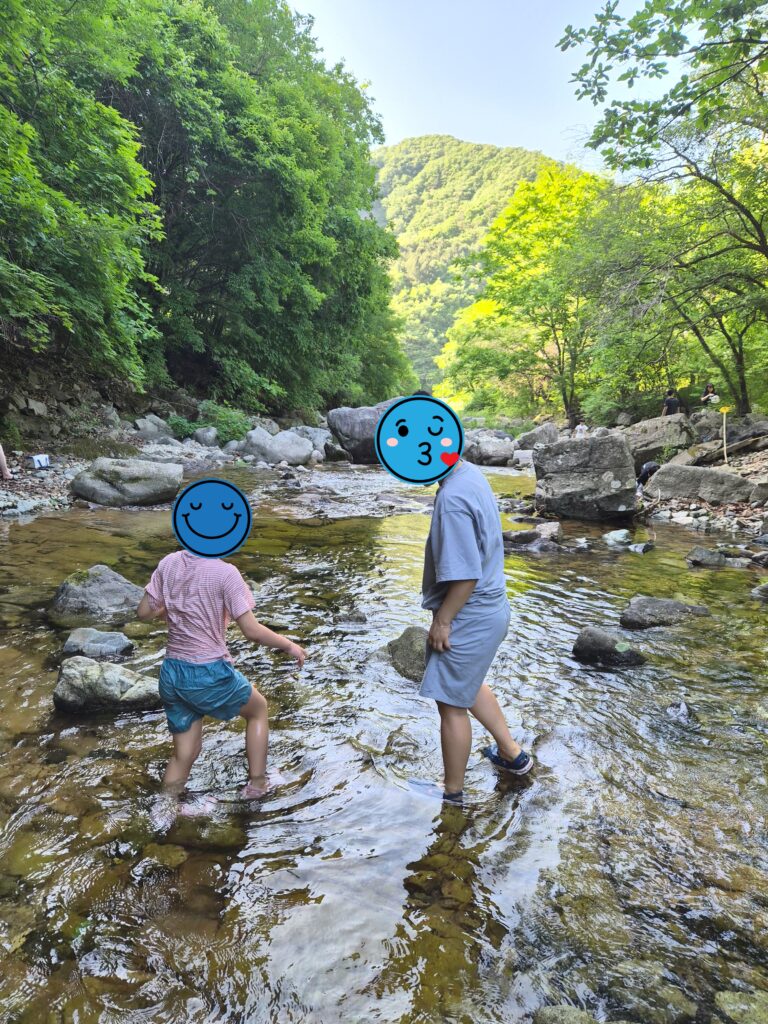 횡성 병지방계곡 물놀이2