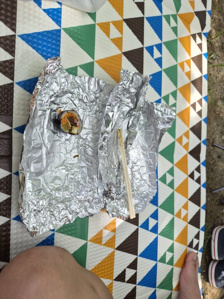 부천 남부수자원생태공원 물놀이터-김밥