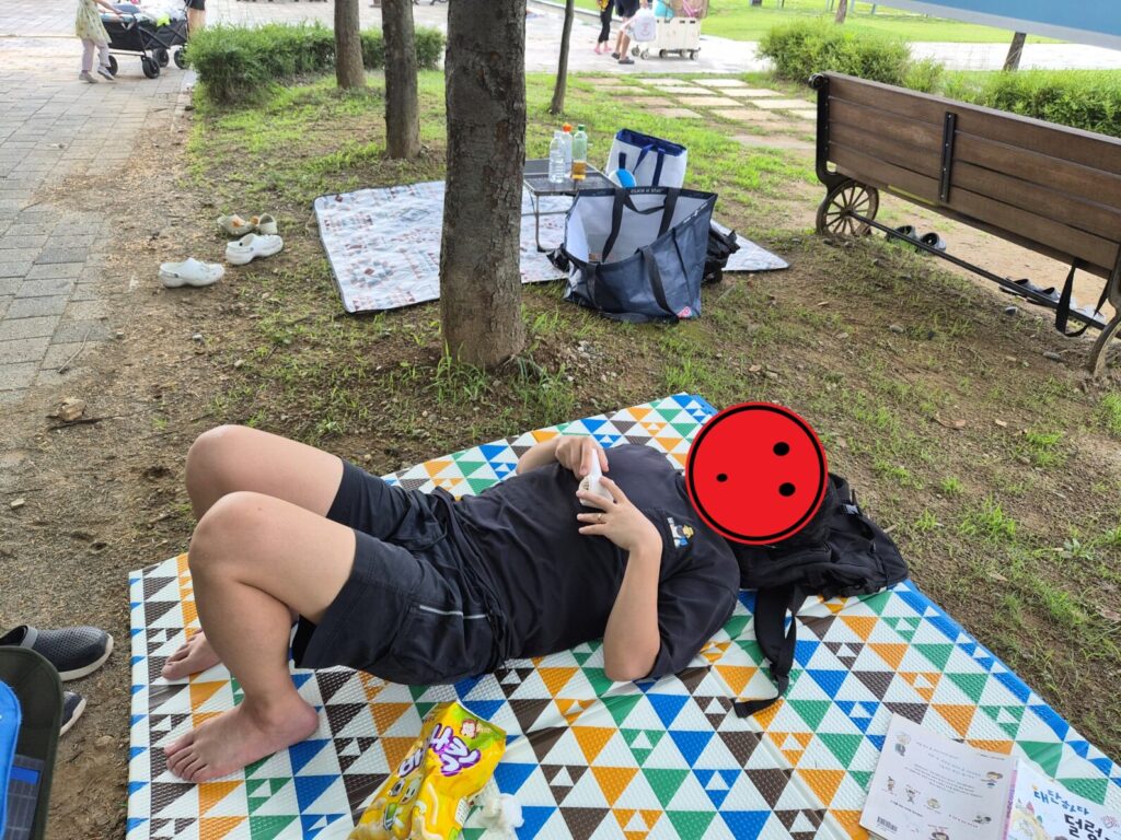 부천 남부수자원생태공원 물놀이터-녹음